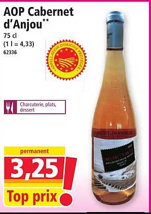 AOP Cabernet d’Anjou**