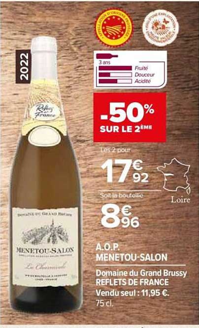 A.O.P. MENETOU-SALON - Domaine du Grand Brussy