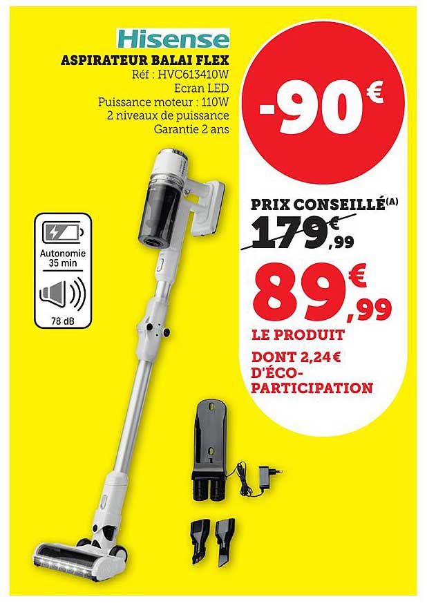 ASPIRATEUR BALAI FLEX