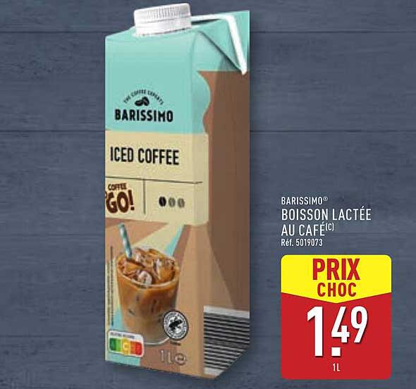 BARISSIMO® BOISSON LACTÉE AU CAFÉ