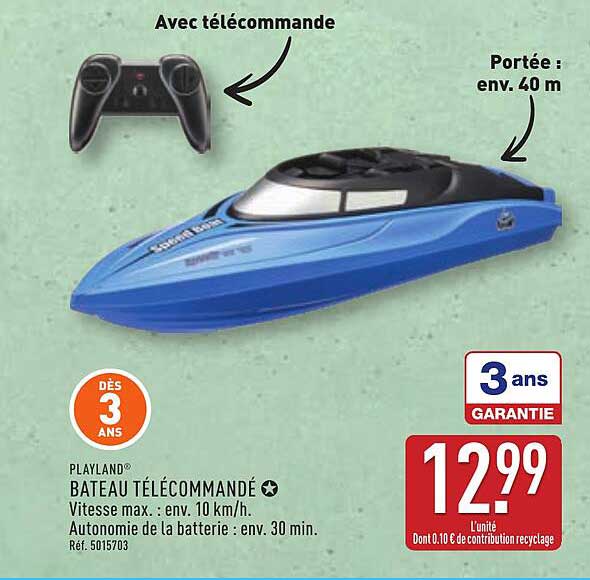 BATEAU TÉLÉCOMMANDÉ