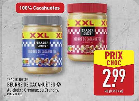 BEURRE DE CACAHUÈTES