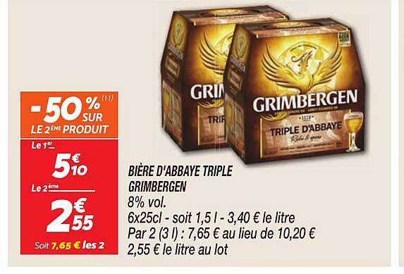 Bière d'Abbaye Triple Grimbergen