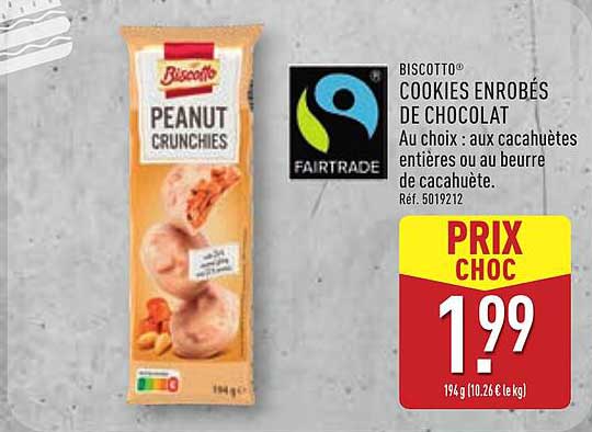 BISCOTTO® COOKIES ENROBÉS DE CHOCOLAT