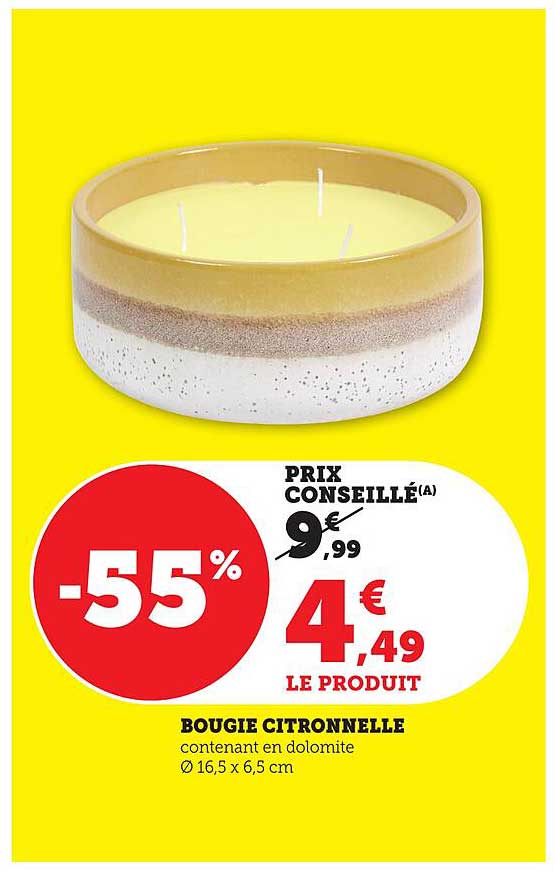 BOUGIE CITRONNELLE