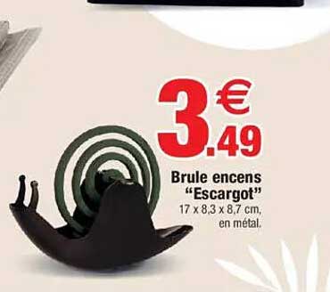 Brule encens "Escargot"
