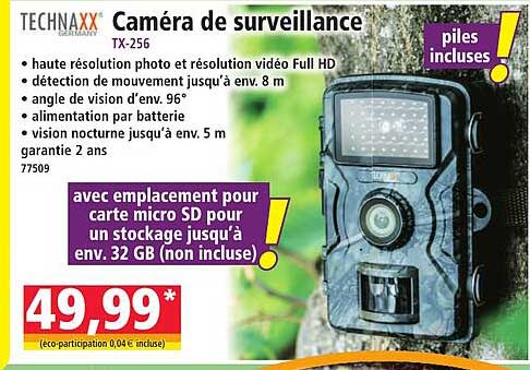 Caméra de surveillance TX-256