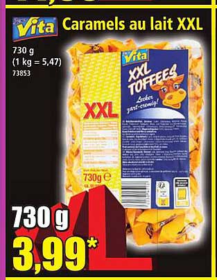 Caramels au lait XXL