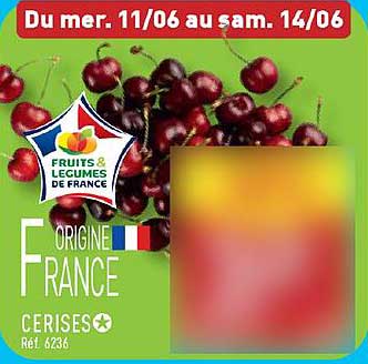 Cerises - Origine France