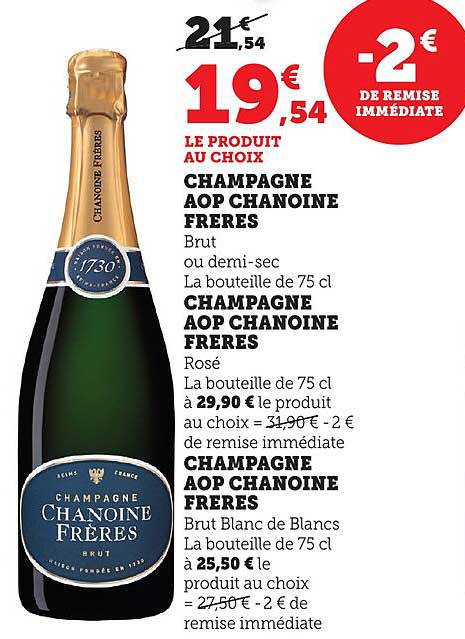 CHAMPAGNE AOP CHANOINE FRERES