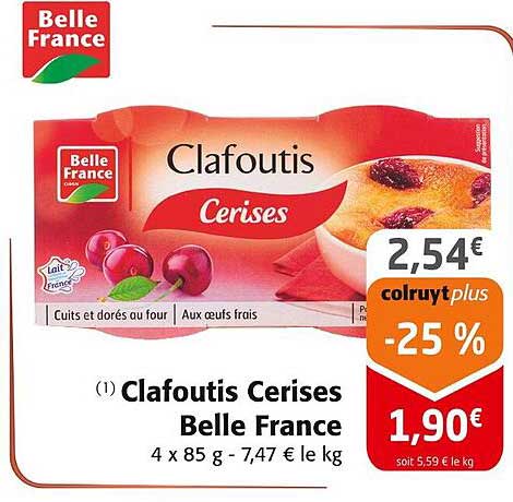 Clafoutis Cerises Belle France