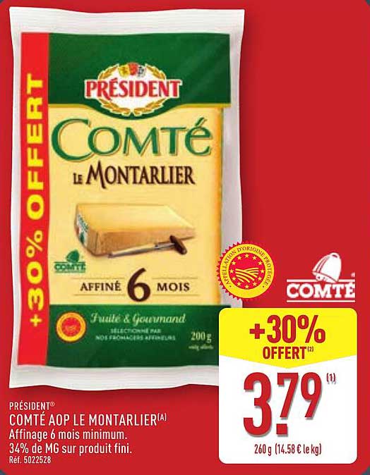 COMTÉ AOP LE MONTARLIER