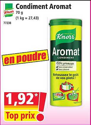 Condiment Aromat