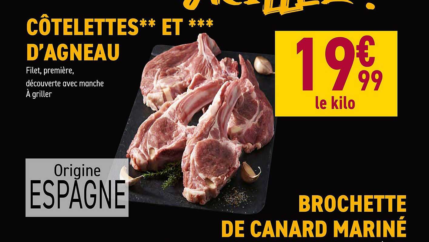 CÔTELETTES** D'AGNEAU