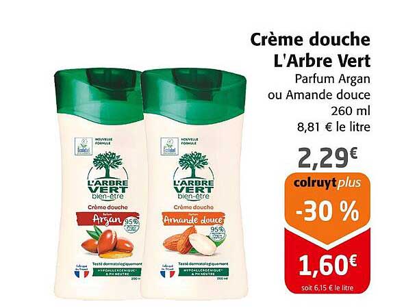 Crème douche L'Arbre Vert