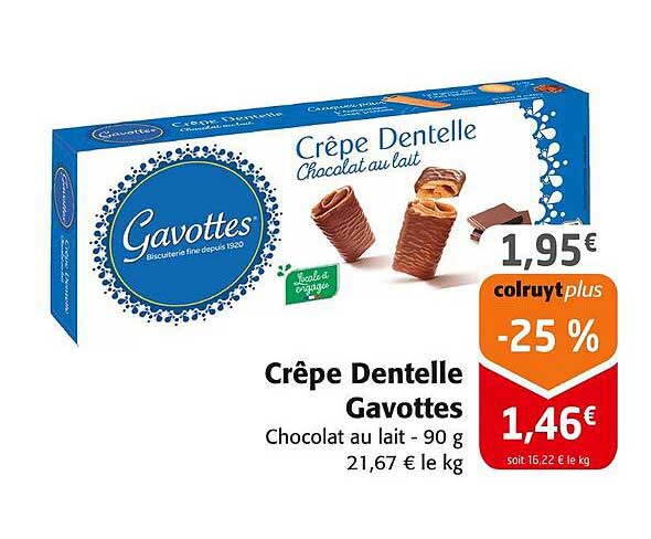 Crêpe Dentelle Gavottes