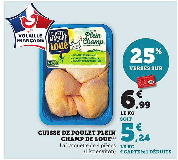 CUISSE DE POULET PLEIN CHAMP DE LOUE