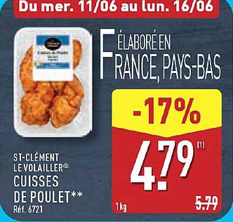 CUISSES DE POULET ST-CLÉMENT LE VOLAILLER®