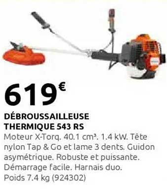 DÉBROUSSAILLEUSE THERMIQUE 543 RS
