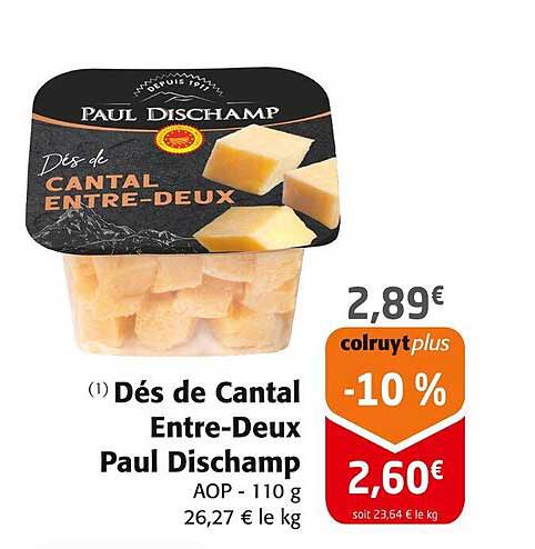 Dés de Cantal Entre-Deux Paul Dischamp