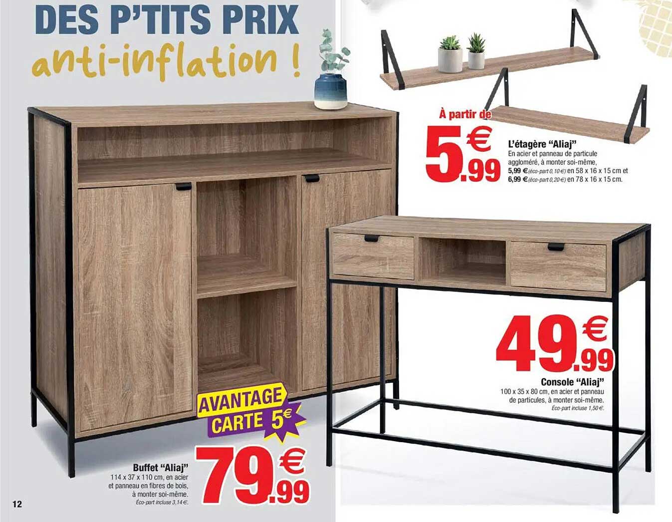 DES P'TITS PRIX anti-inflation !