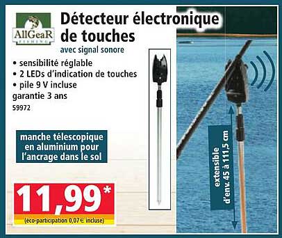 Détecteur électronique de touches