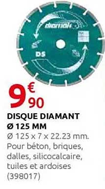 DISQUE DIAMANT Ø 125 MM