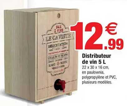 Distributeur de vin 5 L