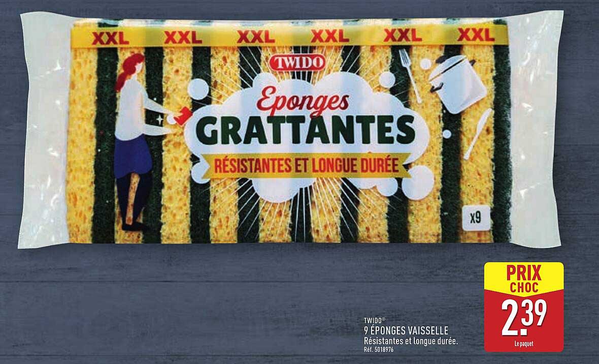 Eponge Grattantes Résistantes et Longue Durée
