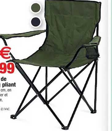 Fauteuil de camping pliant