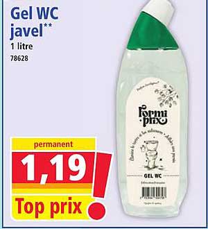 Gel WC javel** 1 litre