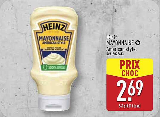 HEINZ MAYONNAISE American style.