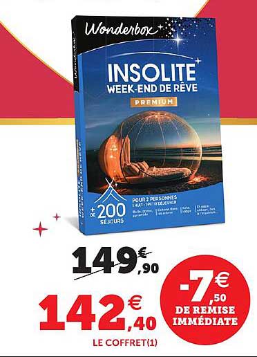 INSOLITE WEEK-END DE RÊVE PREMIUM