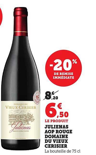 JULIENAS AOP ROUGE DOMAINE DU VIEUX CERISIER