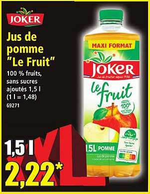 Jus de pomme "Le Fruit"