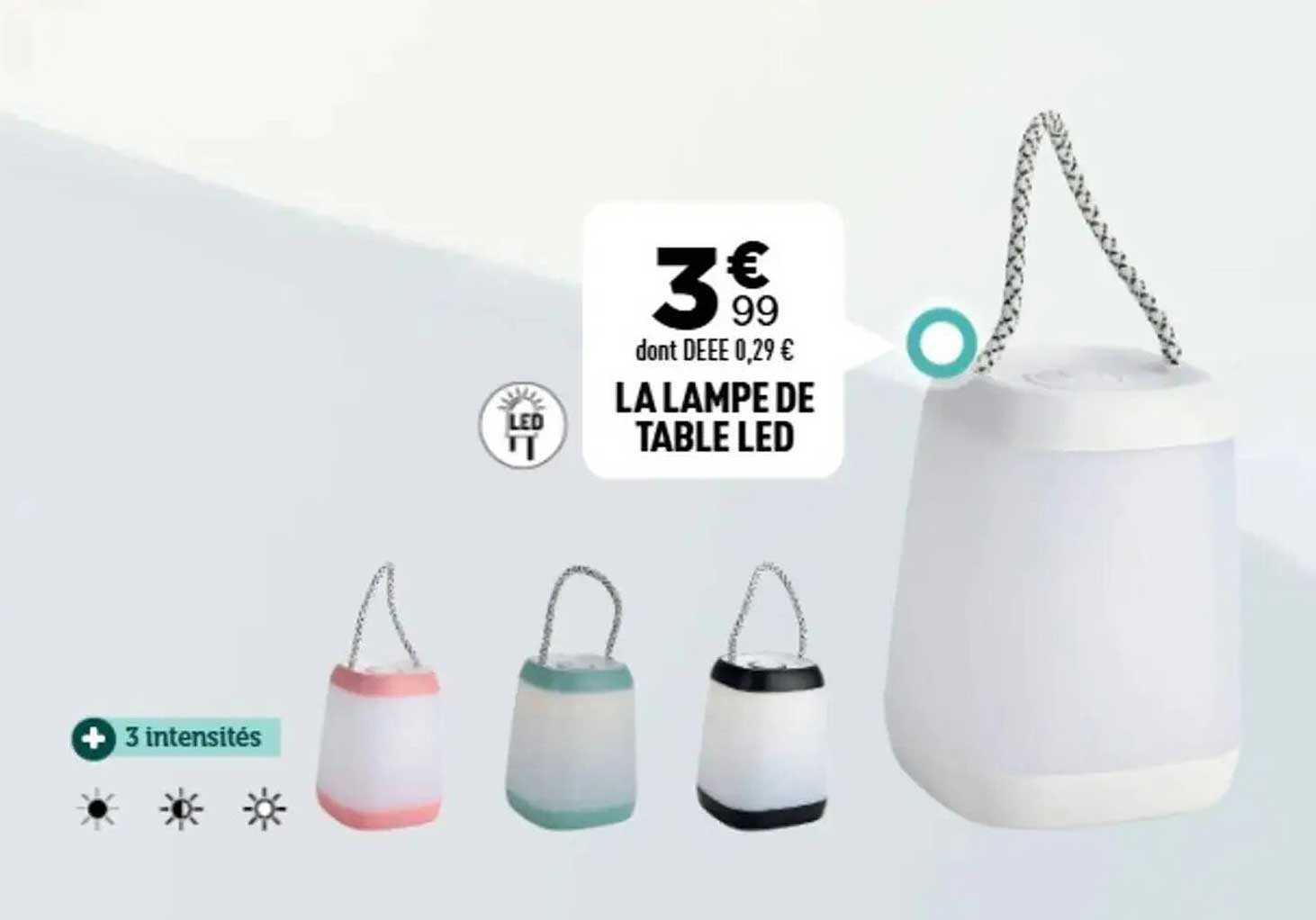 LA LAMPE DE TABLE LED