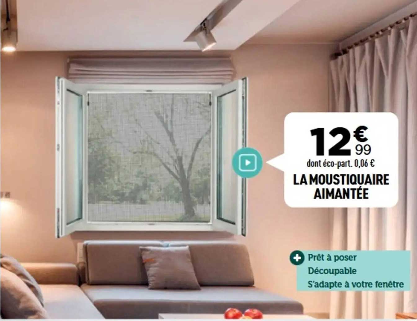 LA MOUSTIQUAIRE AIMANTÉE