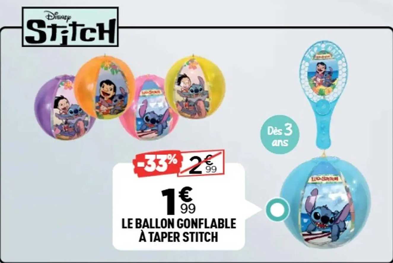 LE BALLON GONFLABLE À TAPER STITCH