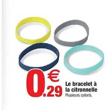 Le bracelet à la citronnelle