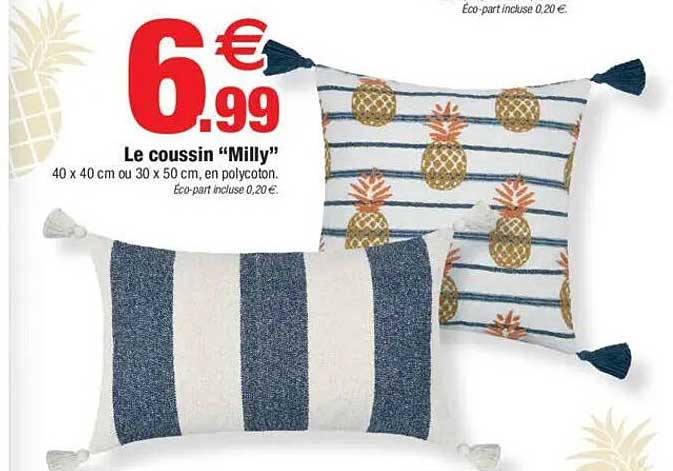 Le coussin “Milly”