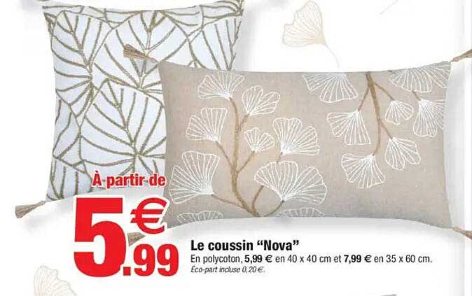 Le coussin “Nova”