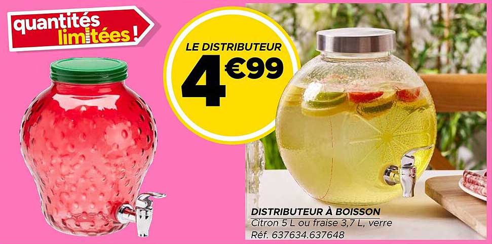 LE DISTRIBUTEUR À BOISSON