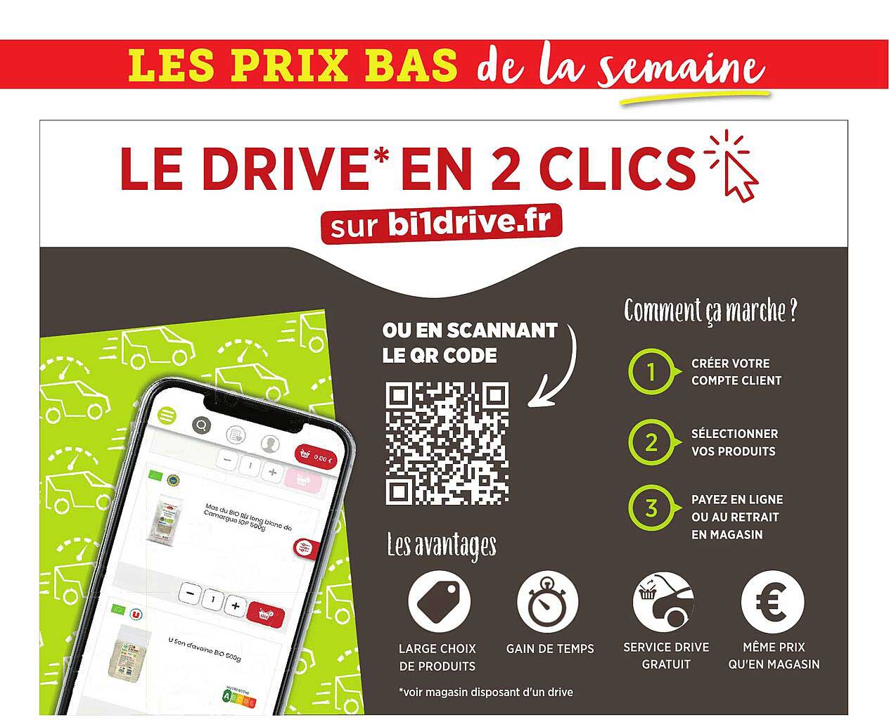 LE DRIVE* EN 2 CLICS