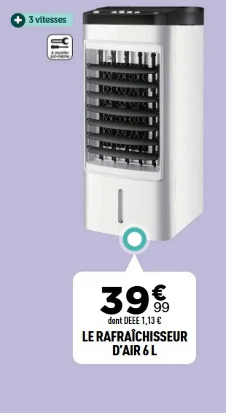 LE RAFAÎCHISSEUR D'AIR 6 L