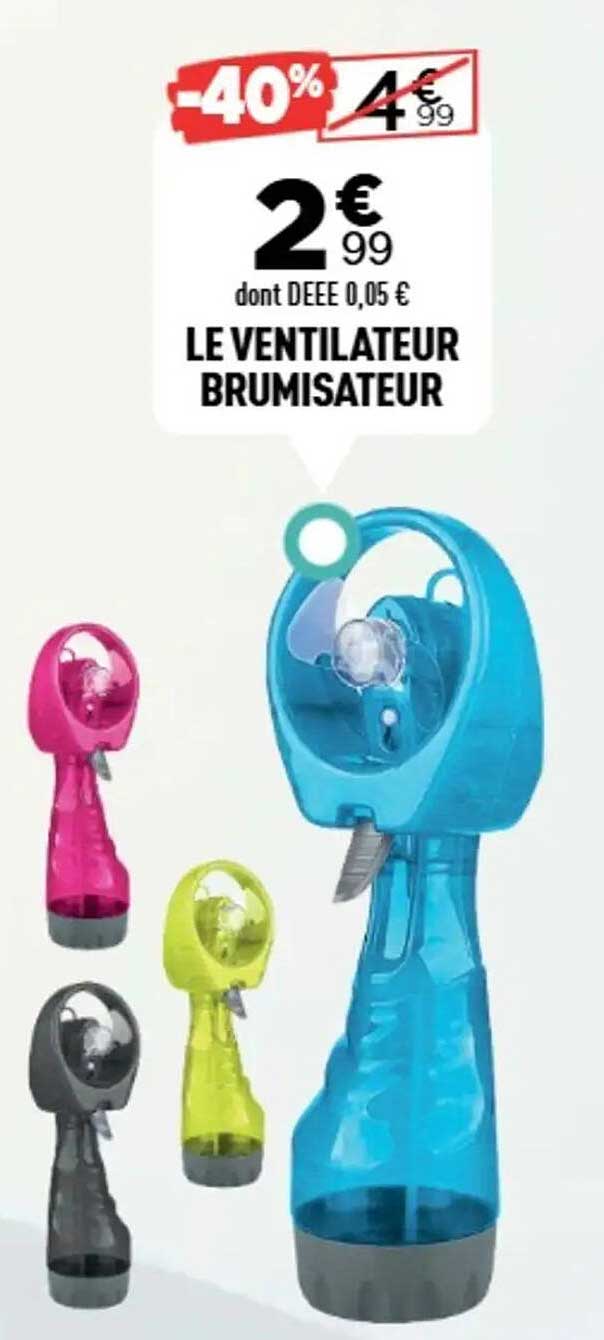 LE VENTILATEUR BRUMISATEUR