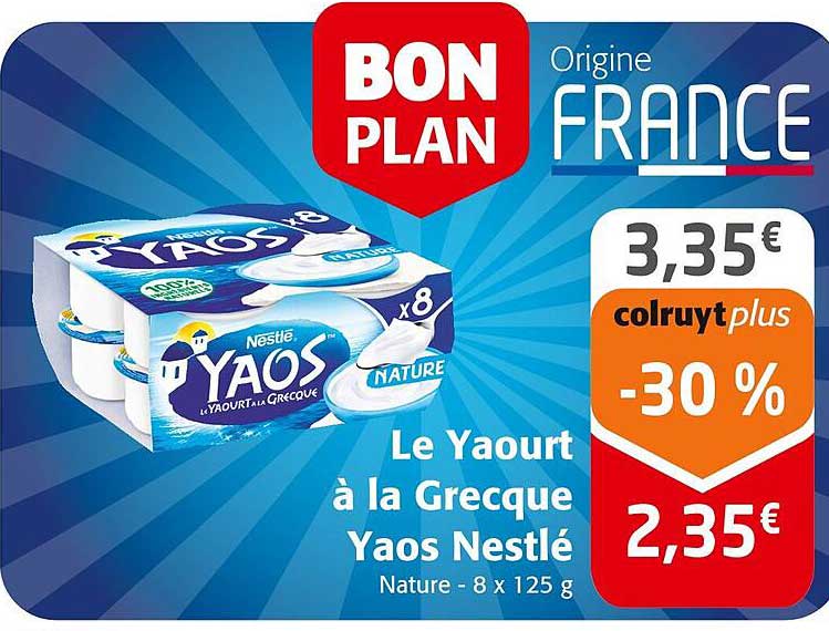 Le Yaourt à la Grecque Yaos Nestlé