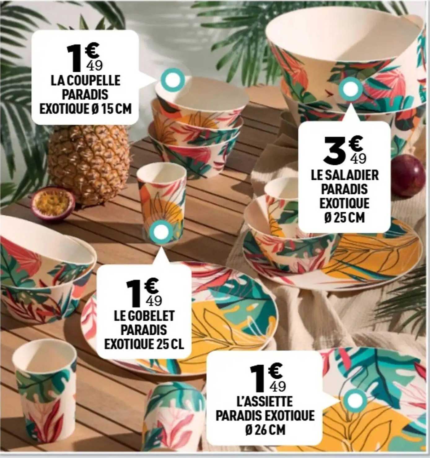 Les accessoires de cuisine Paradis Exotique en promotion