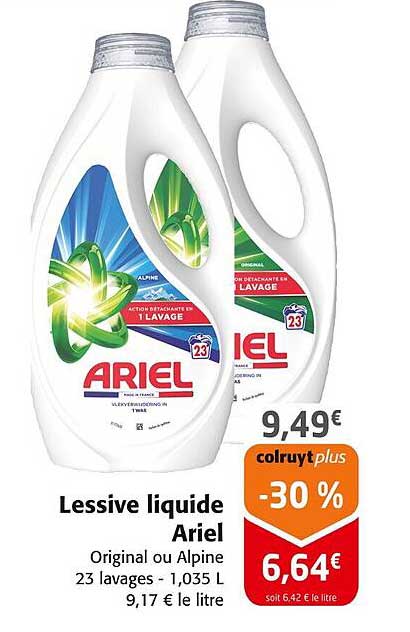 Lessive liquide Ariel