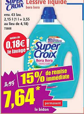 Lessive liquide bora bora