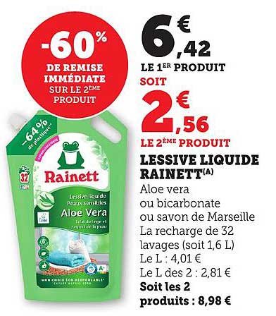 LESSIVE LIQUIDE RAINETT(A)